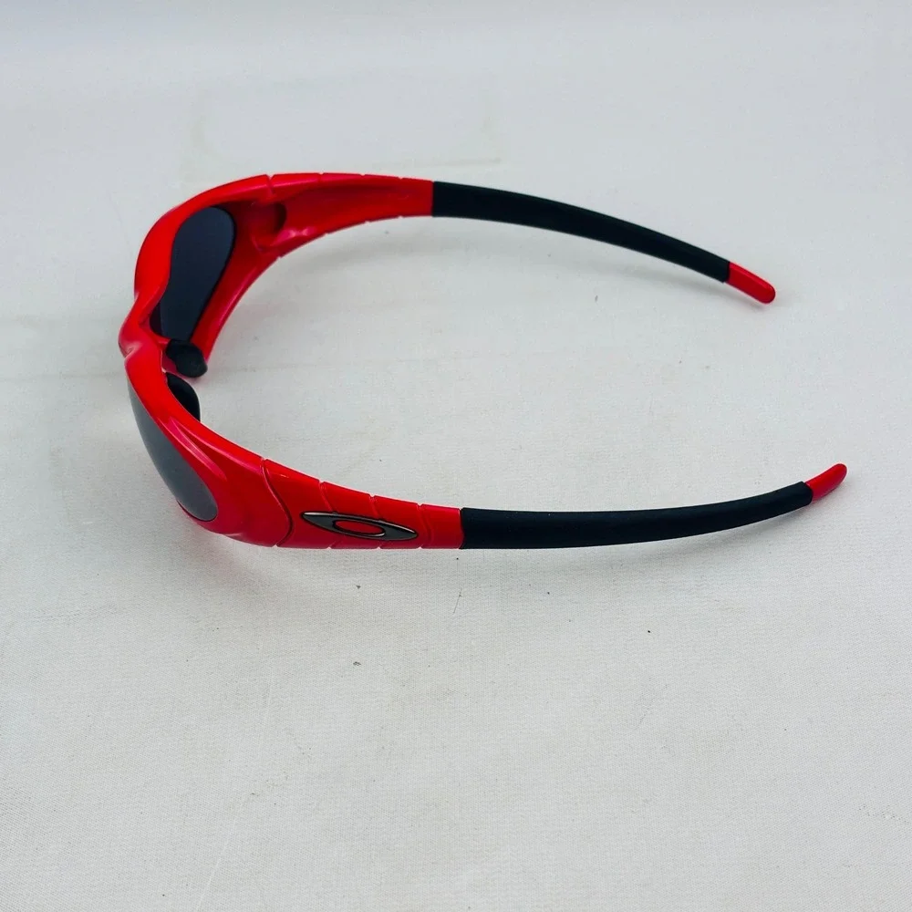 Vintage Oakley Eye Jacket 2.0 Cannon Red Sunglasses Plutonite‎ Lenses Pouch USA